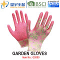 Garden Gloves, Printing Polyestershell Latex Coated Crinkle Finish Safety Work Gloves (G2000) with CE, En388, En420